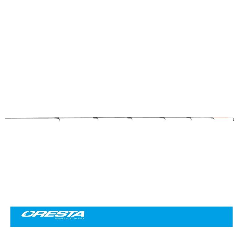 Cresta Carbon Feeder Tip zwart - rood witvis onderdeel 0.5oz Small