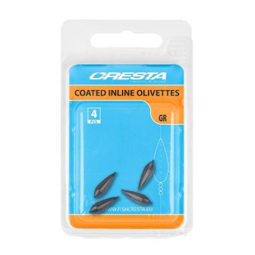 Cresta Coated Inline Olivettes noir  1.25g