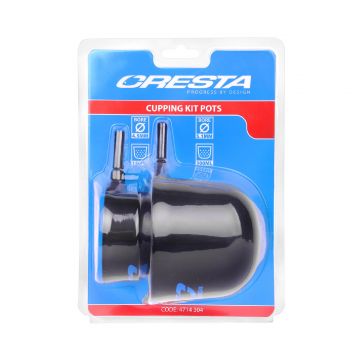 Cresta Cupping Kit Pots noir 