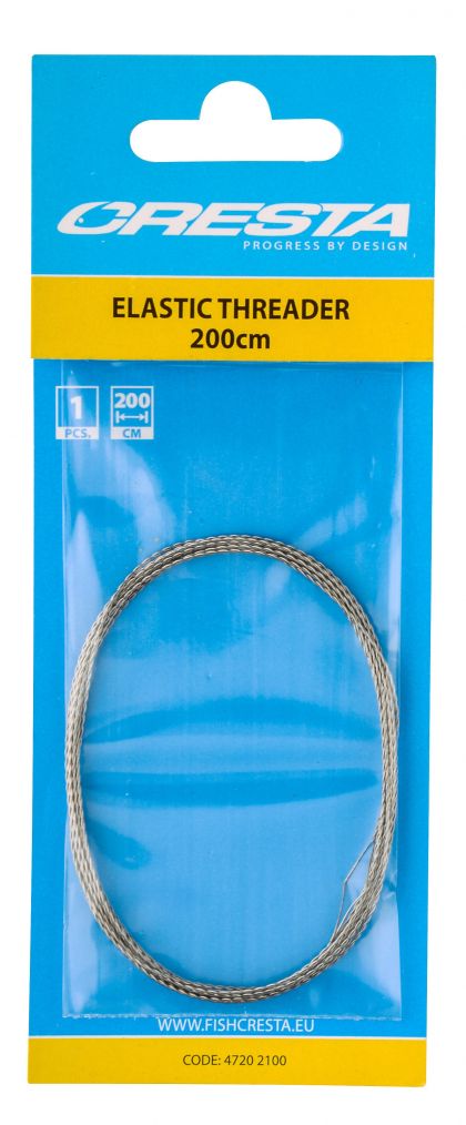 Cresta Diamond Elastic Threader argent  2m00