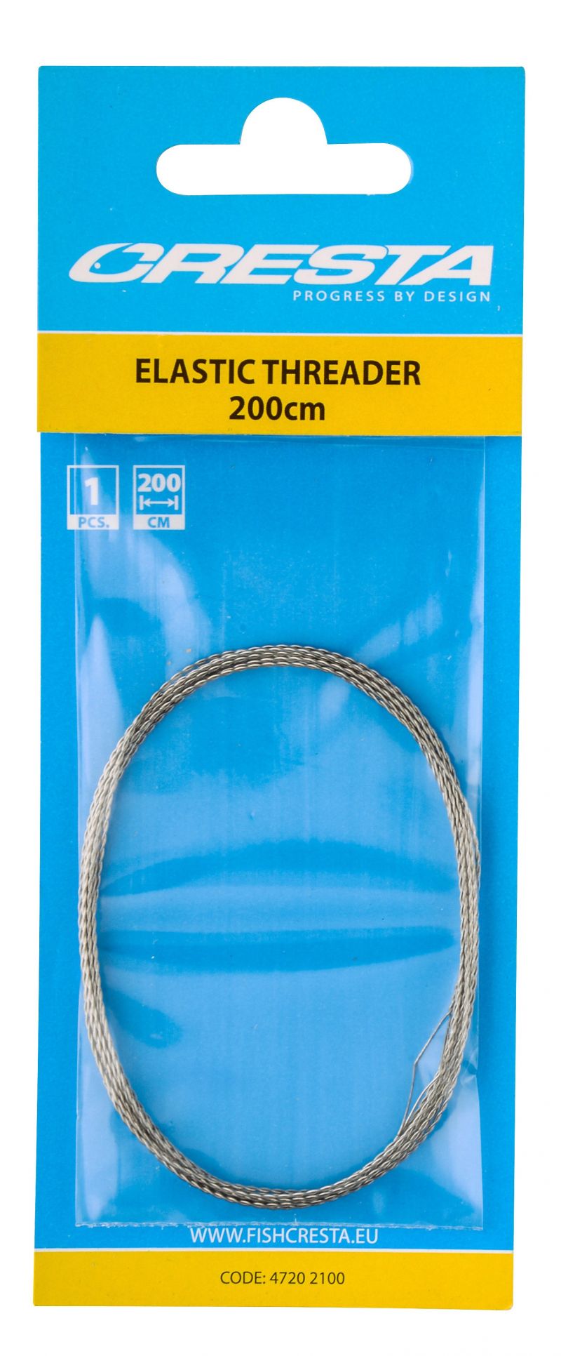 Cresta Diamond Elastic Threader argent  2m00