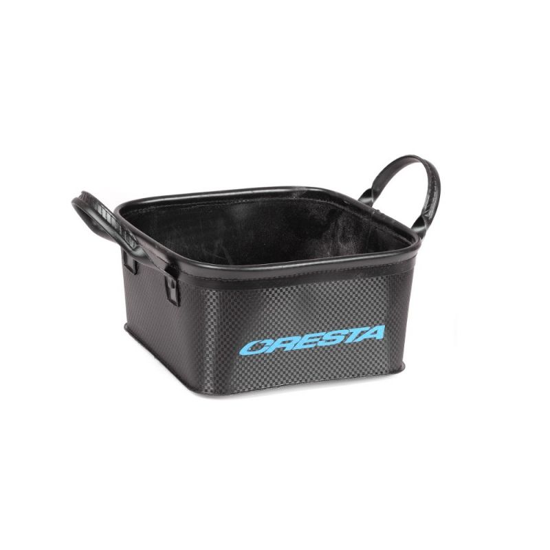 Cresta Eva Bait Bowl Square noir - blue  5l