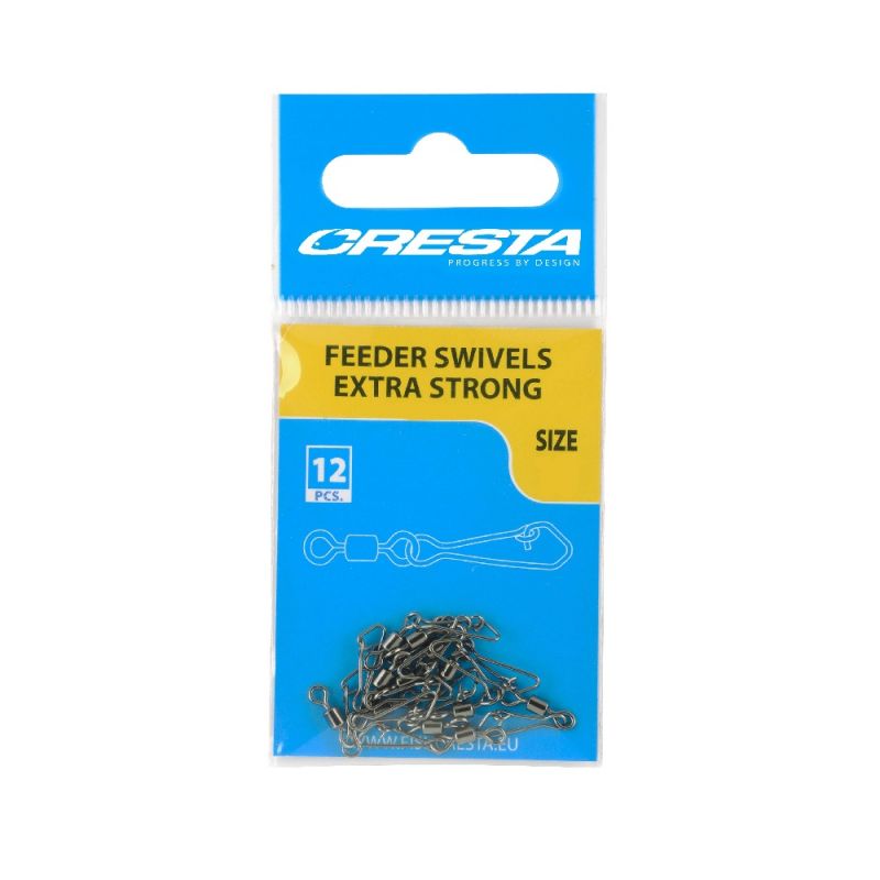 Cresta Feeder Swivel Extra Strong nickel viswartel 12