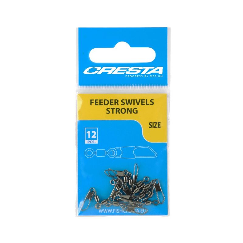 Cresta Feeder Swivel Strong nickel viswartel 14