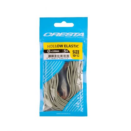 Cresta Hollow Elastic gris  2.0mm 5m