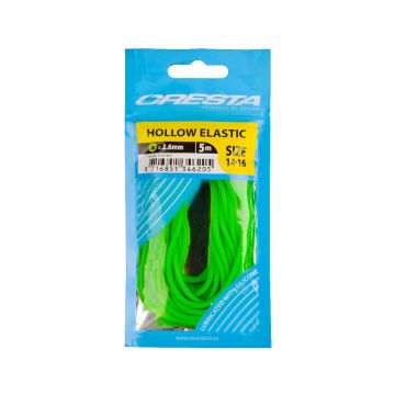 Cresta Hollow Elastic fluo vert  2.6mm 5m