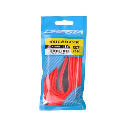 Cresta Hollow Elastic roze witvis viselastiek 3.5mm 5m