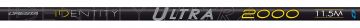 Cresta Identity Ultra 2000 Pole Only zwart witvis vaste hengel 11m50