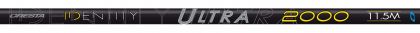 Cresta Identity Ultra 2000 Pole Only zwart witvis vaste hengel 11m50