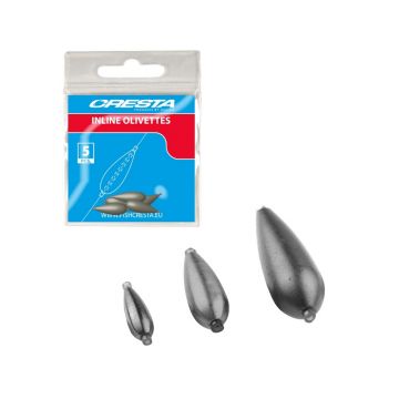 Cresta Inline Olivettes noir  0.40g