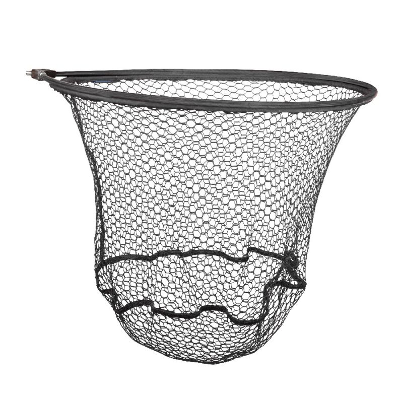 Cresta Rubbermesh Strong Carp zwart visschepnet 60x50cm