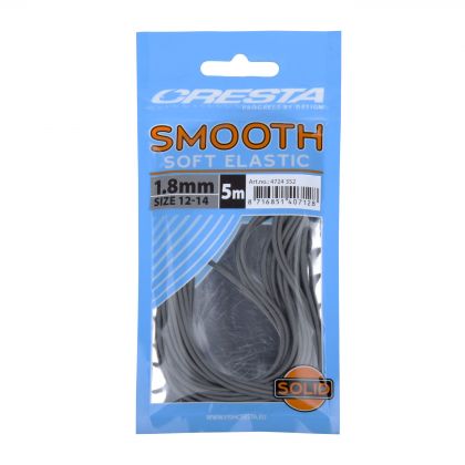 Cresta Smooth Soft Elastic grijs witvis viselastiek 1.80mm 5m