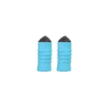 Cresta Softcap Hollow Connectors blauw witvis toebehoor viselastiek Medium