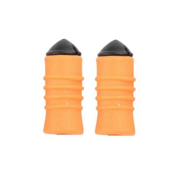 Cresta Softcap Hollow Connectors oranje witvis toebehoor viselastiek X-large