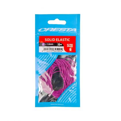 Cresta Solid Elastic paars witvis viselastiek 1.0mm 6m