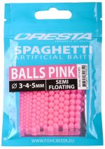 Cresta Spaghetti Balls rose  3mm-4mm-5mm