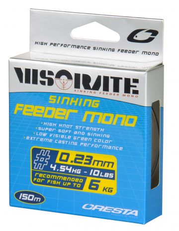 Cresta Visorate Sinking Feeder Mono vert  0.23mm 150m