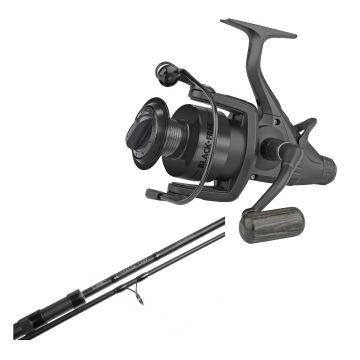 Cteccarp C-Tec Shadow Carp + Black Free 555 zwart - grijs karper karperhengelset 3m60 3.00lbs