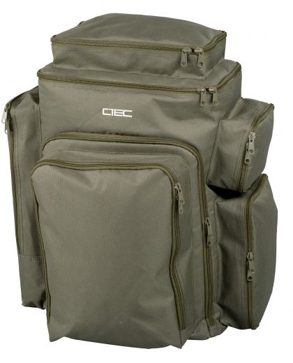 Cteccarp Mega Backpack groen - bruin karper karpertas