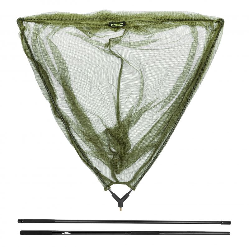 Cteccarp Net Glass Handle (2 sec.) Combo noir - vert  1m80