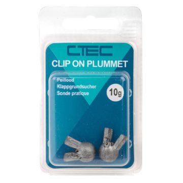 Cteccoarse Clip On Plummets zilver vislood 10g