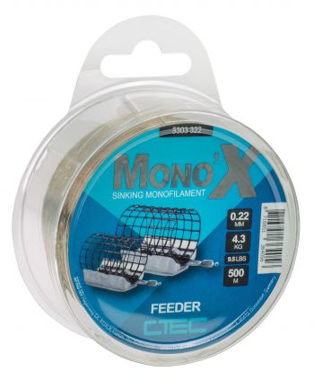 Cteccoarse Feeder bruin visdraad 0.22mm 500m 4.3kg