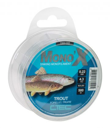 Cteccoarse Trout clear visdraad 0.20mm 500m 3.7kg