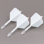 Cuesoul ROST T19 Integrated Flight - Big Wing blanc dart flight Large