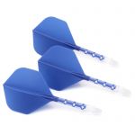 Cuesoul ROST T19 Integrated Flight - Standard blauw dart flight Large