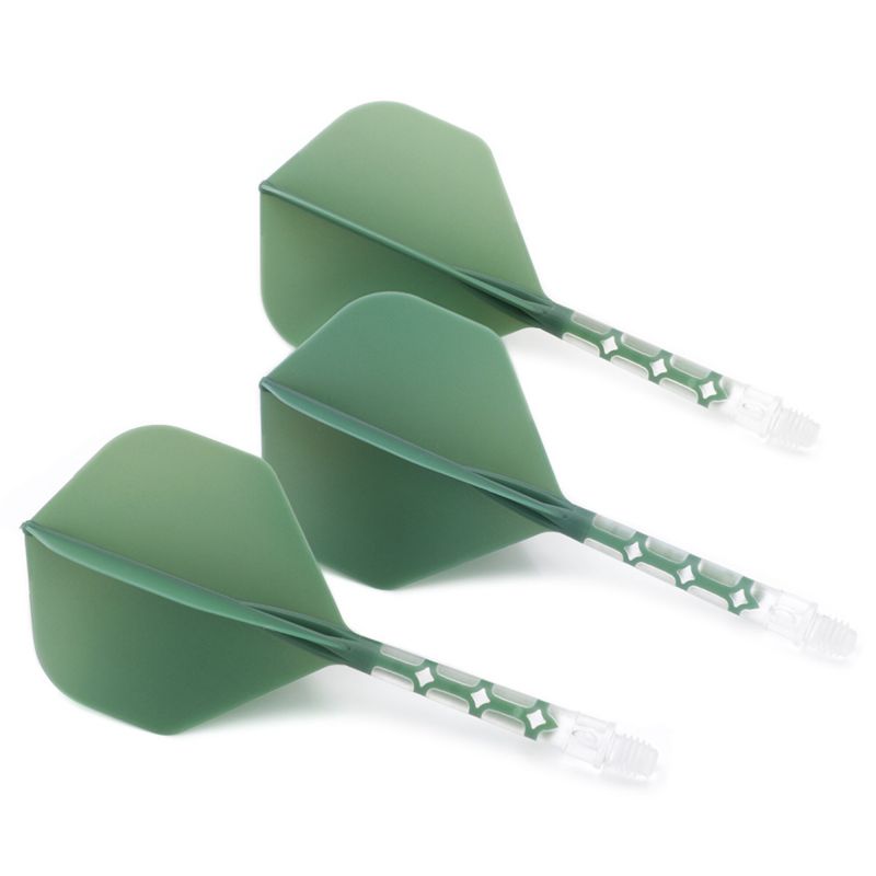 Cuesoul ROST T19 Integrated Flight - Standard groen dart flight Medium