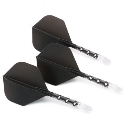 Cuesoul ROST T19 Integrated Flight - Standard noir dart flight Medium