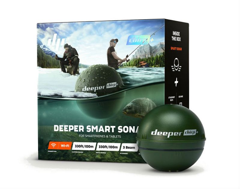 Deeper CHIRP+ groen dieptemeter