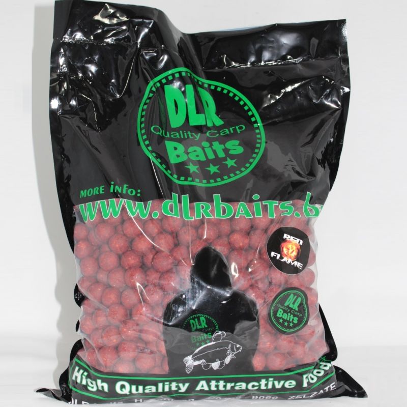 Dlr Baits Red Flame Ready Made DEAL 25KG rood karper boilie 16mm 25kg