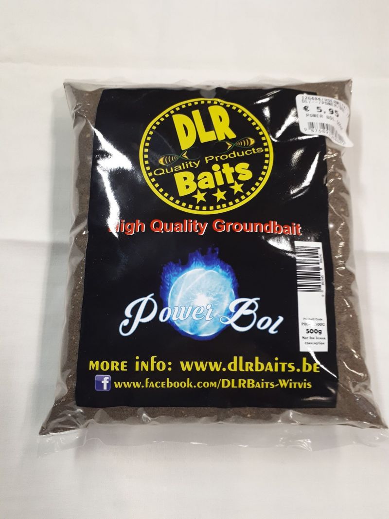 Dlr Baits Witvis Power Bol Black noir  500g