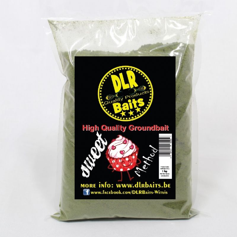 Dlr Baits Witvis Sweet Method 8kg+2kg GRATIS groen witvis visvoer 10kg