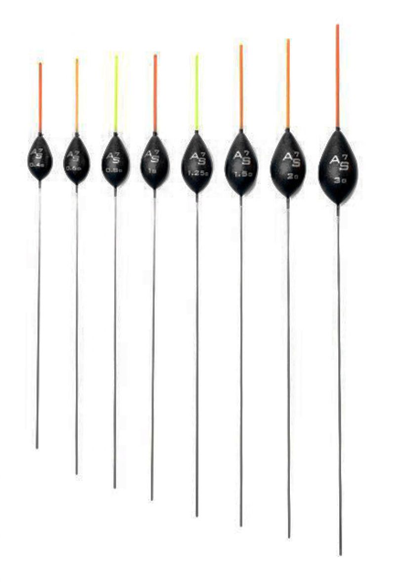 Drennan AS7 Floats zwart witvis visdobber 1.50g