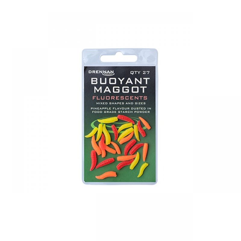 Drennan Buoyant Maggots fluo 