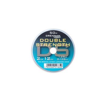 Drennan Double Strength clear visdraad 0.128mm 50m 2lb 12oz