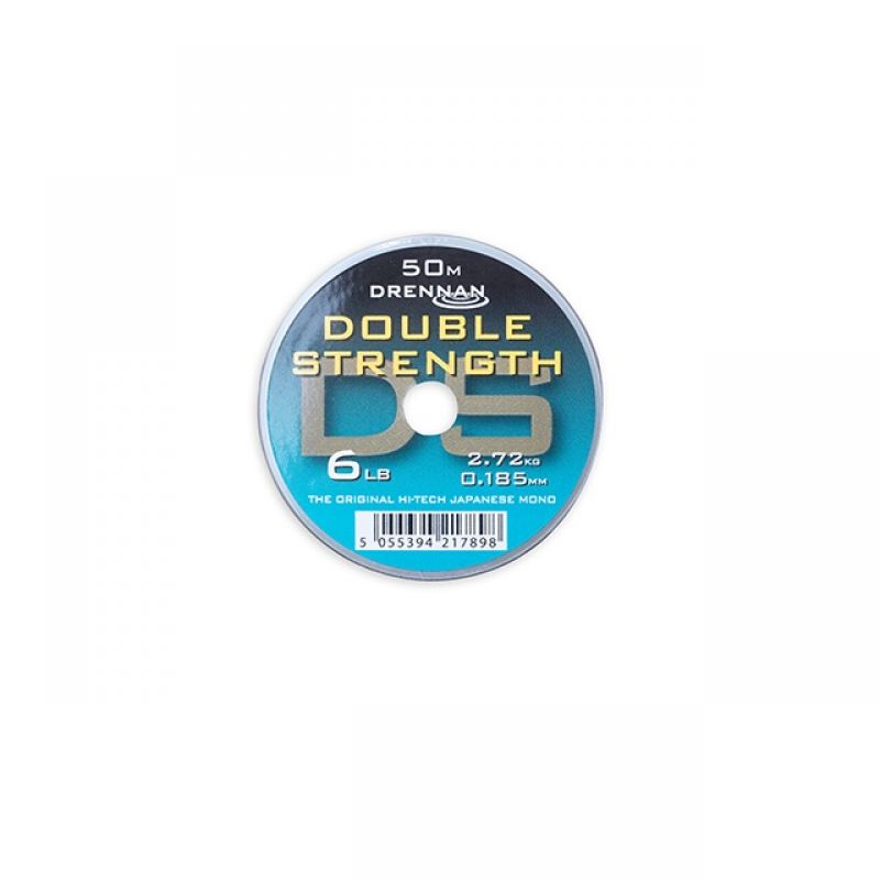 Drennan Double Strength clear visdraad 0.185mm 50m 6lb