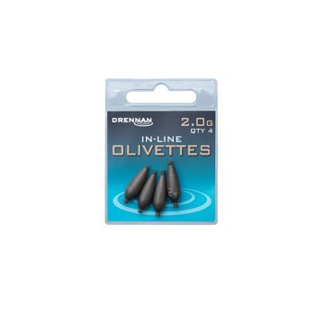 Drennan In-Line Olivettes brun  2.00g