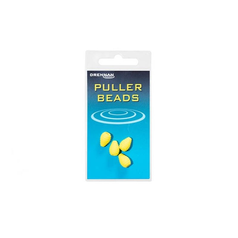 Drennan Puller Beads yellow witvis toebehoor viselastiek