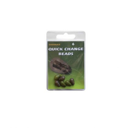 Drennan Quick Change Beads groen - bruin klein vismateriaal Small