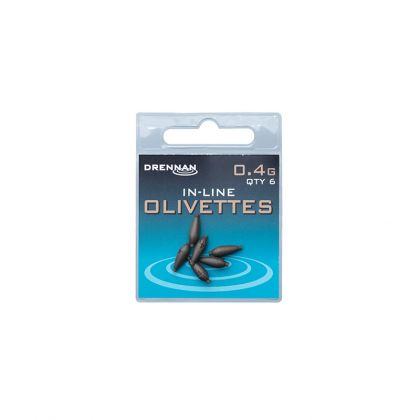 Drennan In-Line Olivettes bruin vislood 0.40g