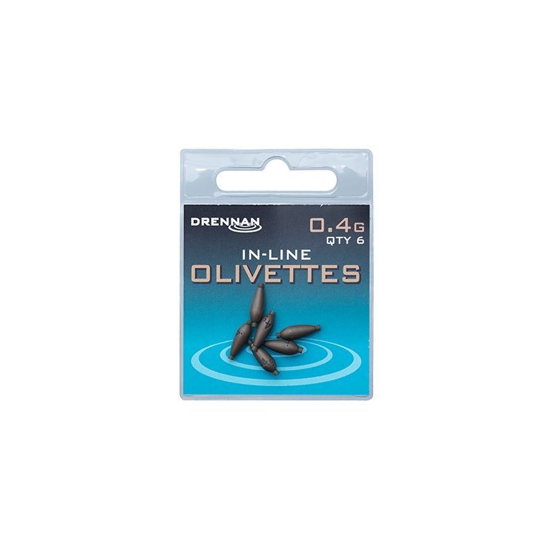 Drennan In-Line Olivettes brun  0.40g