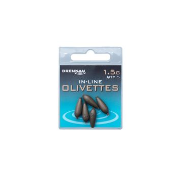 Drennan In-Line Olivettes brun  1.50g