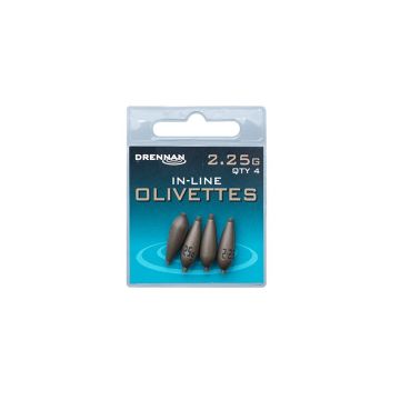 Drennan In-Line Olivettes brun  2.25g