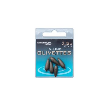 Drennan In-Line Olivettes brun  2.50g