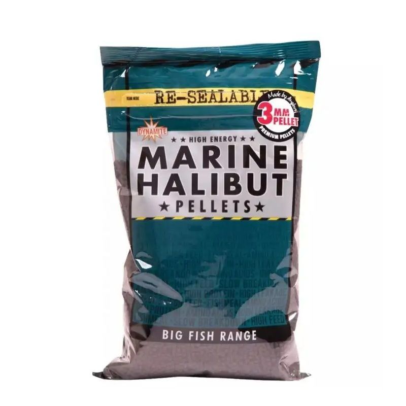 Dynamite Baits Marine Halibut noir  4mm 900g