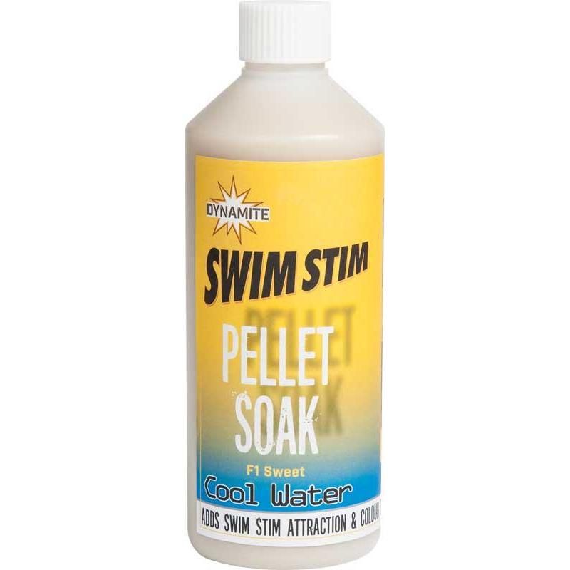 Dynamite Baits Pellet Soak F1 Sweet Cool Water bruin aas liquid 500ml