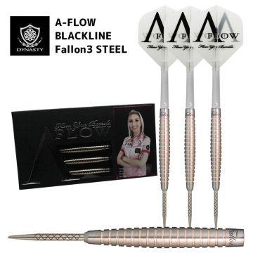 Dynasty A-Flow Fallon Sherrock 3 95% pink & gold dartpijlen 24.3g